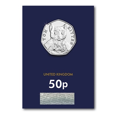 2017 BU 50p Coin (Card) - Tom Kitten